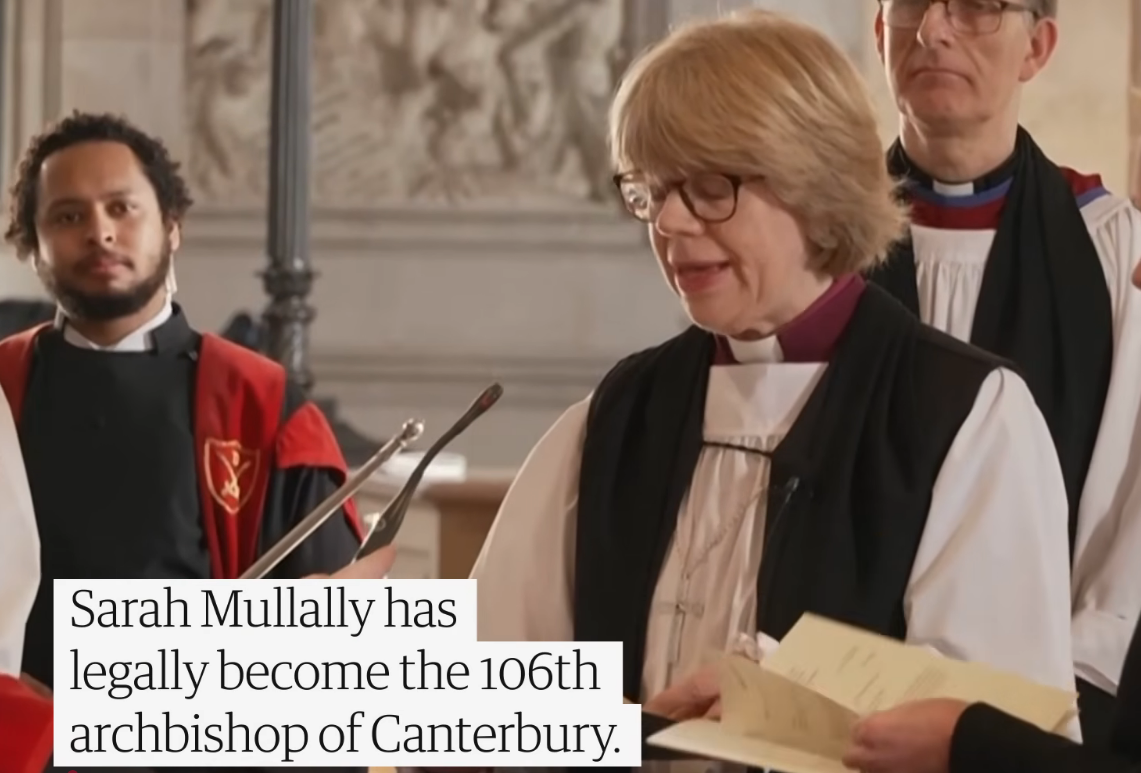 The First Female Archbishop Of Canterbury